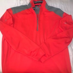 Nike Golf Tour Performance 1/4 Zip - Orange/Red